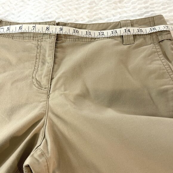 Ann Taylor Loft Wide Leg Mid Rise Kahki Pant size 8 - Picture 5 of 8